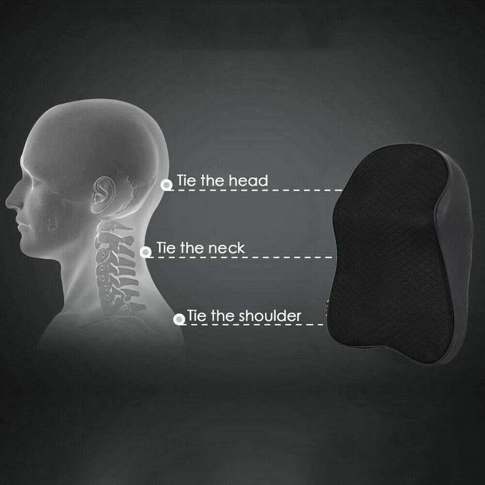 Car Neck Memory Pillow ? Ergonomic Support Pillow for Neck and Head ? Comfortable and Supportive for Long Drives