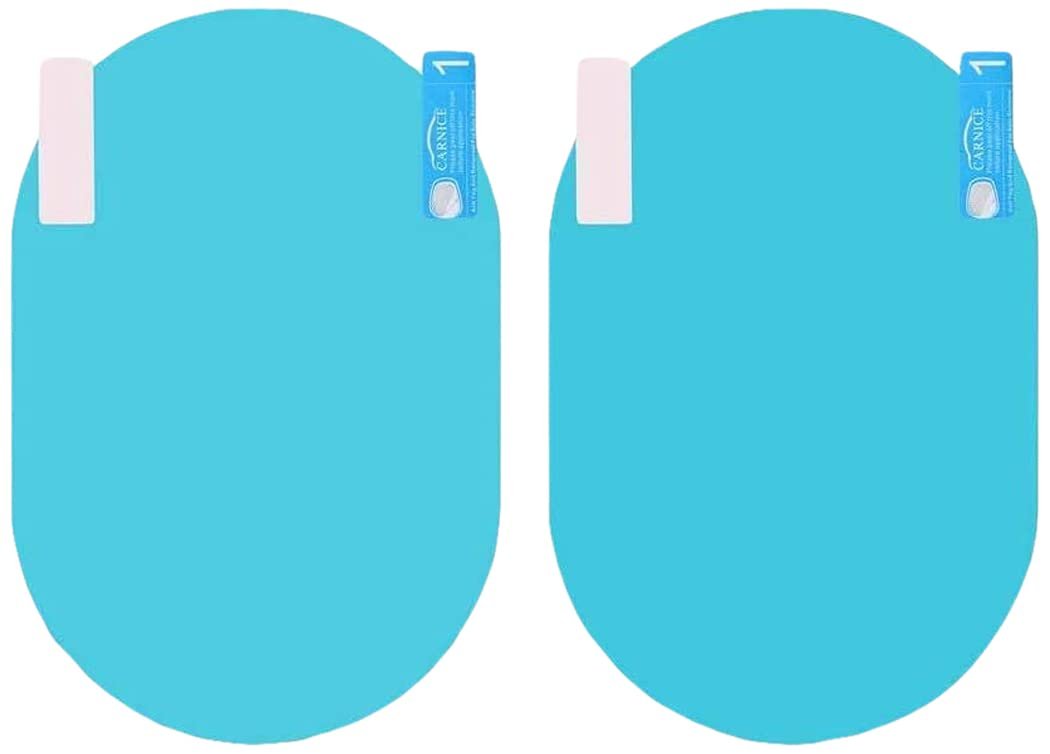 Anti-Fog Film (Oval) ? UV Protection and Anti-Glare ? Ideal for Car Windows and Mirrors ? Clear Visibility in Any Weather