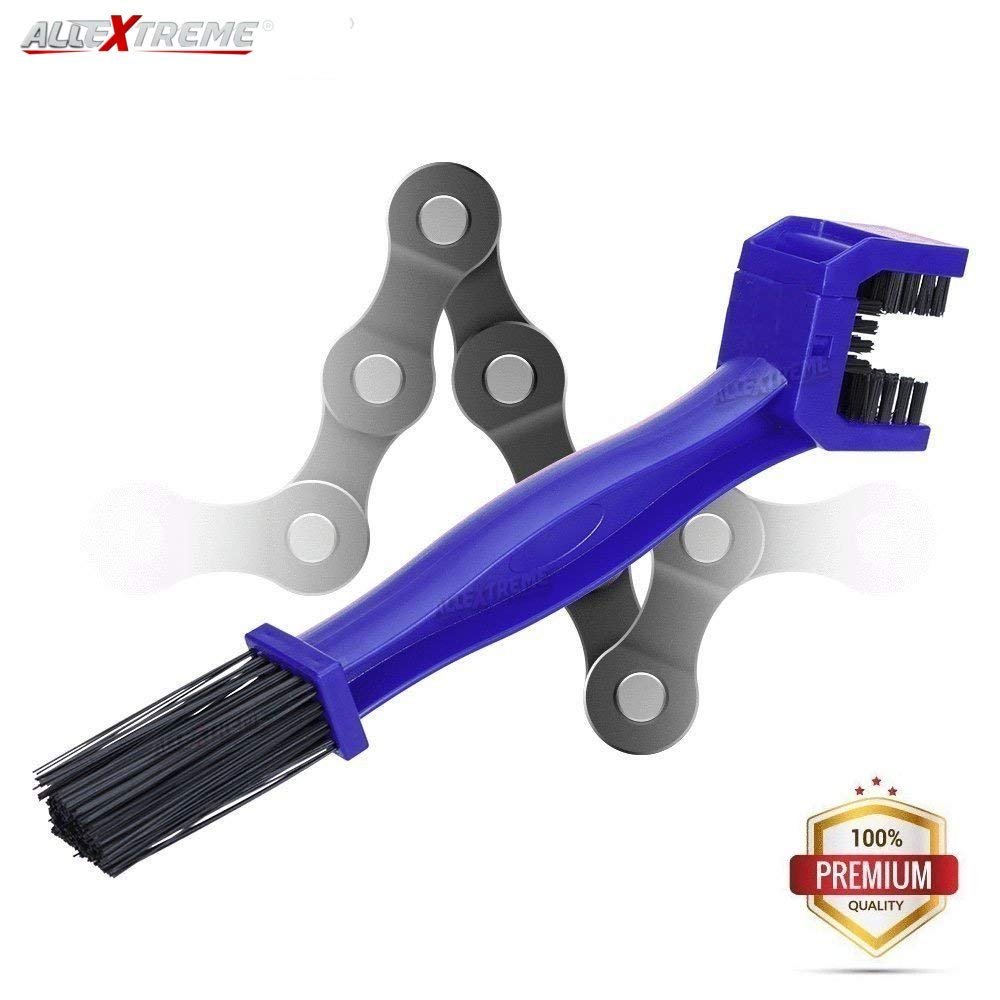 Chain Brush ? Bike and Motorcycle Chain Cleaner Brush ? Ergonomic Handle for Easy Cleaning and Maintenance
