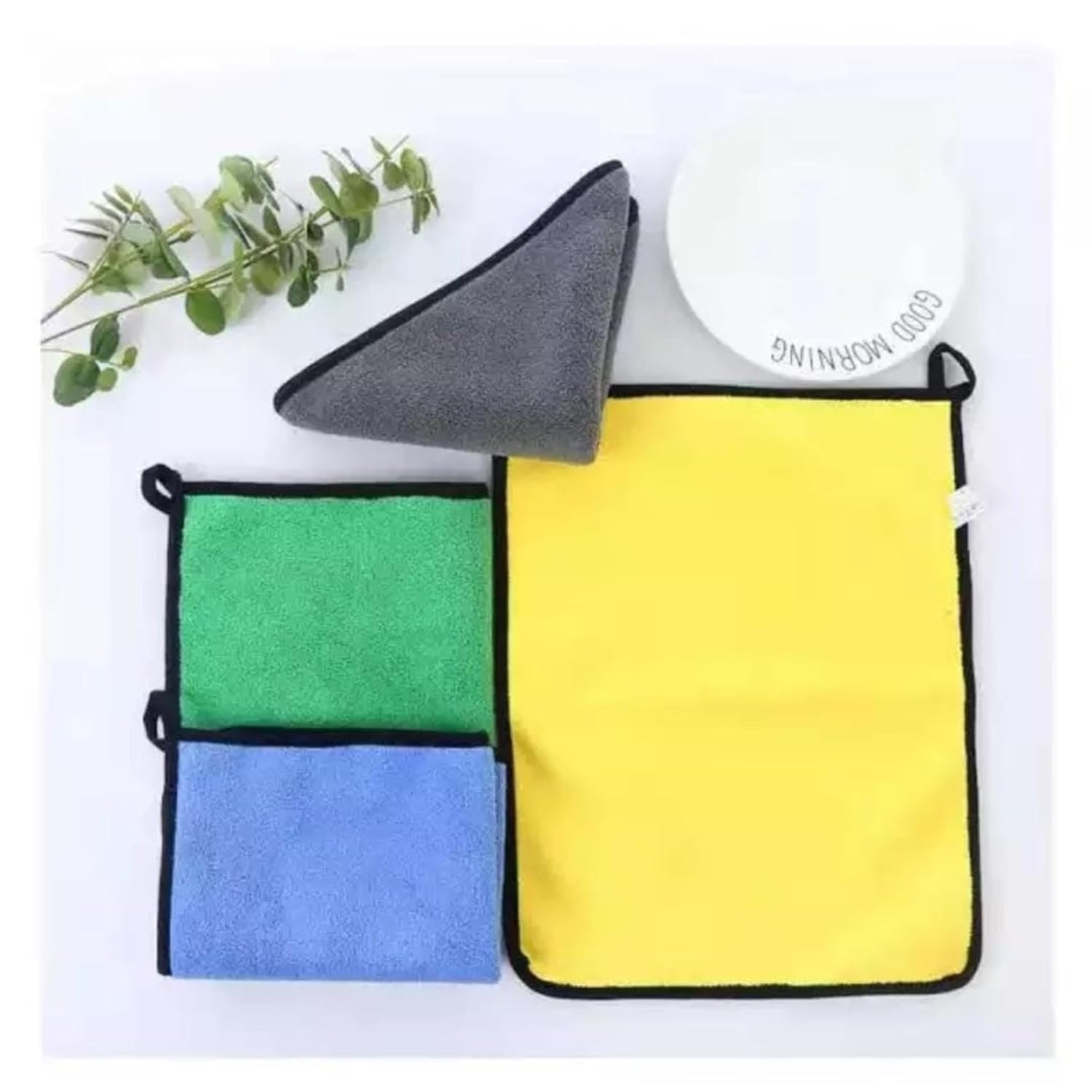 Microfiber Car Towel Cleaning Cloth ? Super Absorbent Wash Towel ? Ideal for Car Detailing and Drying