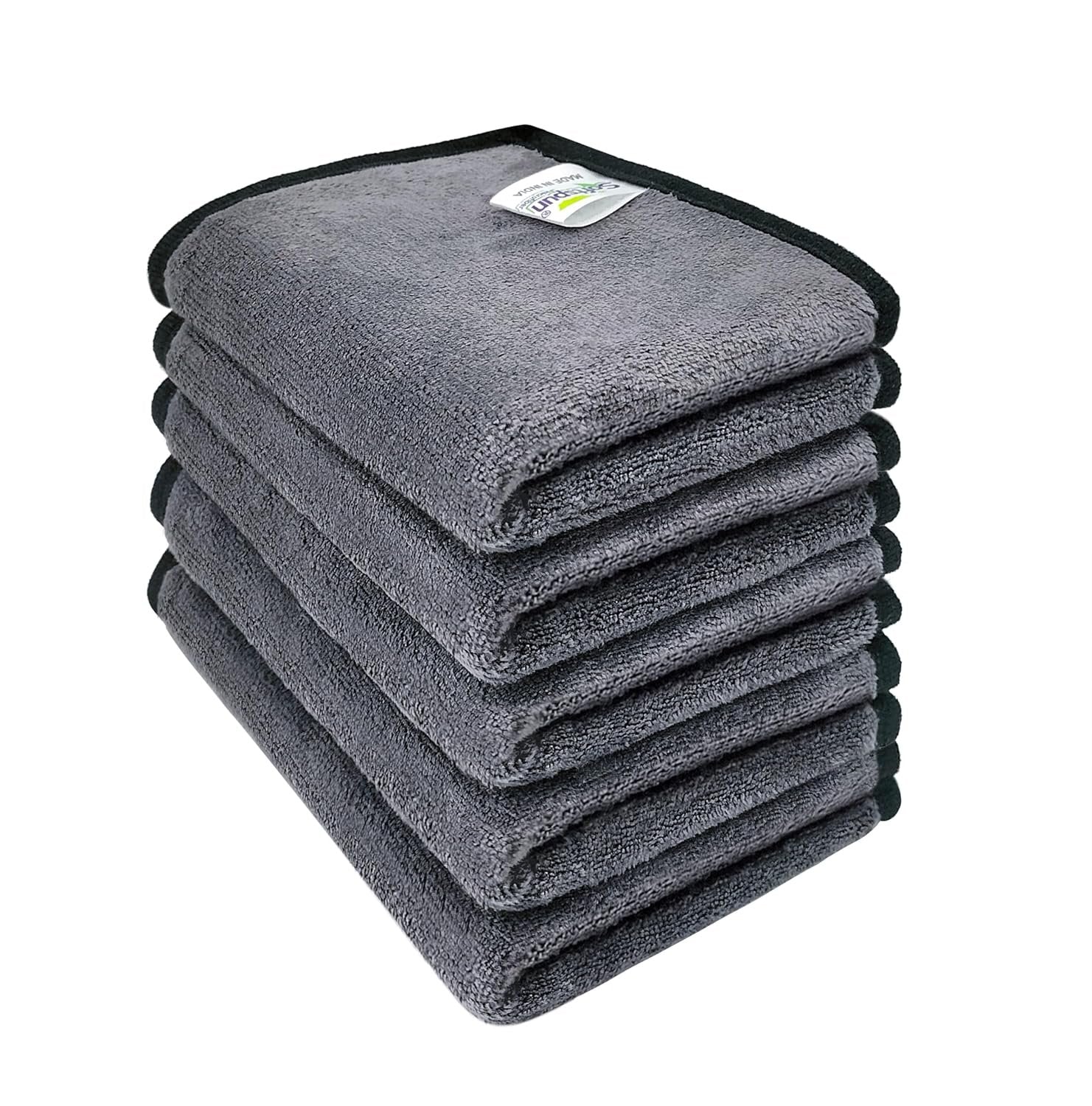 Microfiber Car Towel Cleaning Cloth ? Super Absorbent Wash Towel ? Ideal for Car Detailing and Drying