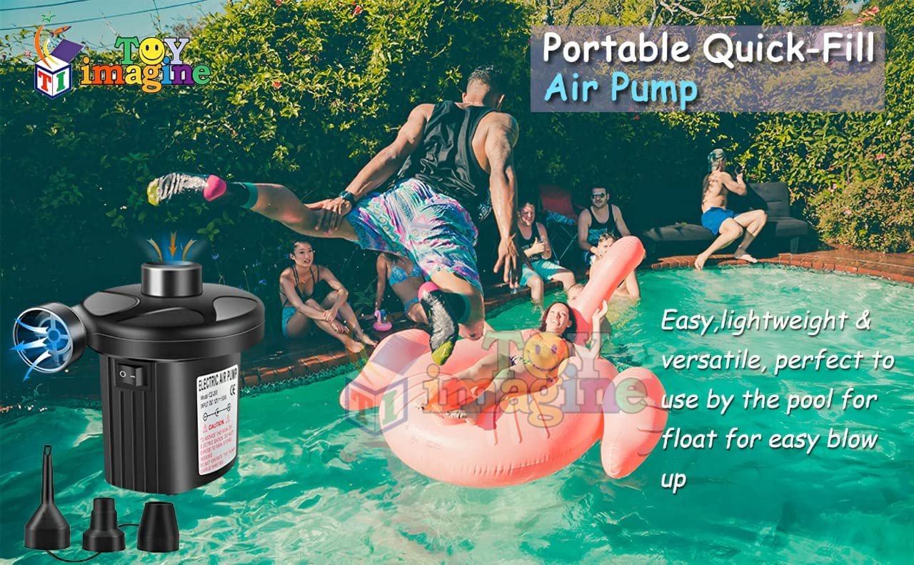 Sofa Air Pump ? Quick and Easy Inflation for Air Sofas, Mattresses, and Pools ? Portable Electric Pump