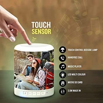 Touch Light Speaker ? Bluetooth Speaker with LED Touch Lights, Portable Wireless Audio and Light Show
