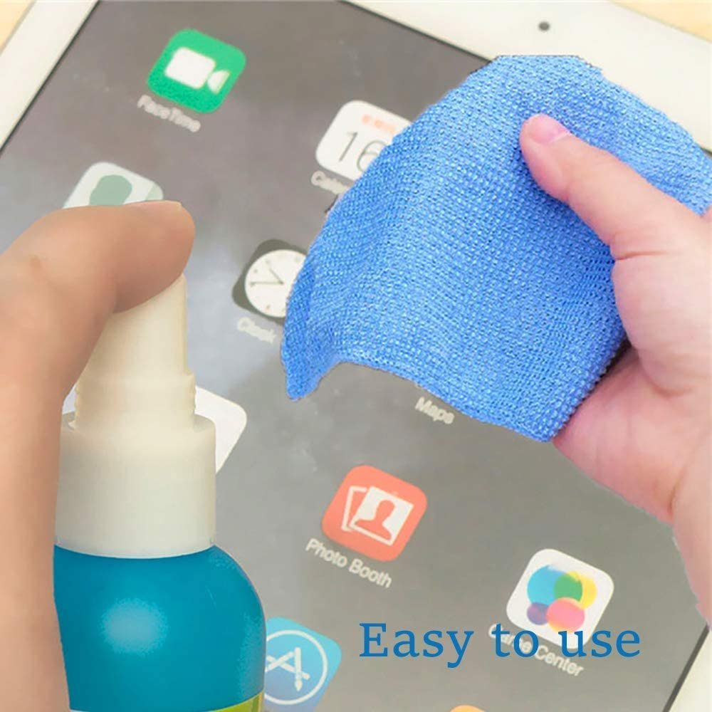 2 in 1 Mobile Screen Cleaning Spray ? Anti-Static, Smudge-Free Cleaner for Phones, Tablets, and Laptops