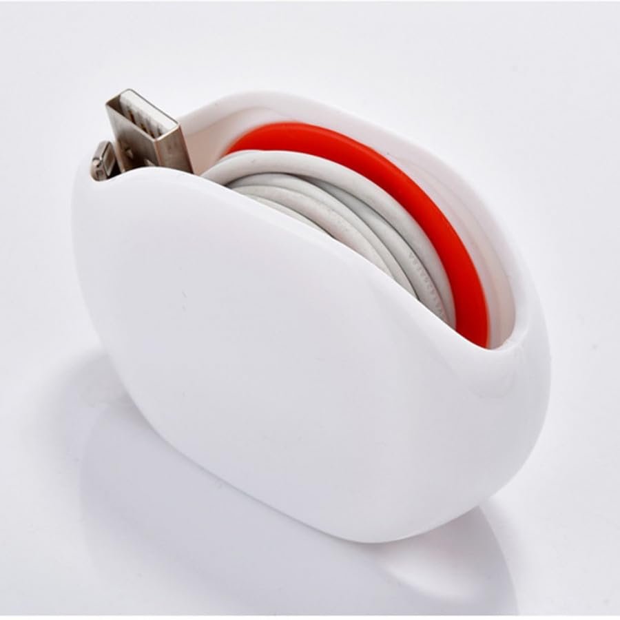 Automatic Wire Winder ? Cord Organizer for Tidy and Tangle-Free Cables, Easy to Use for Earphones, Chargers, and More