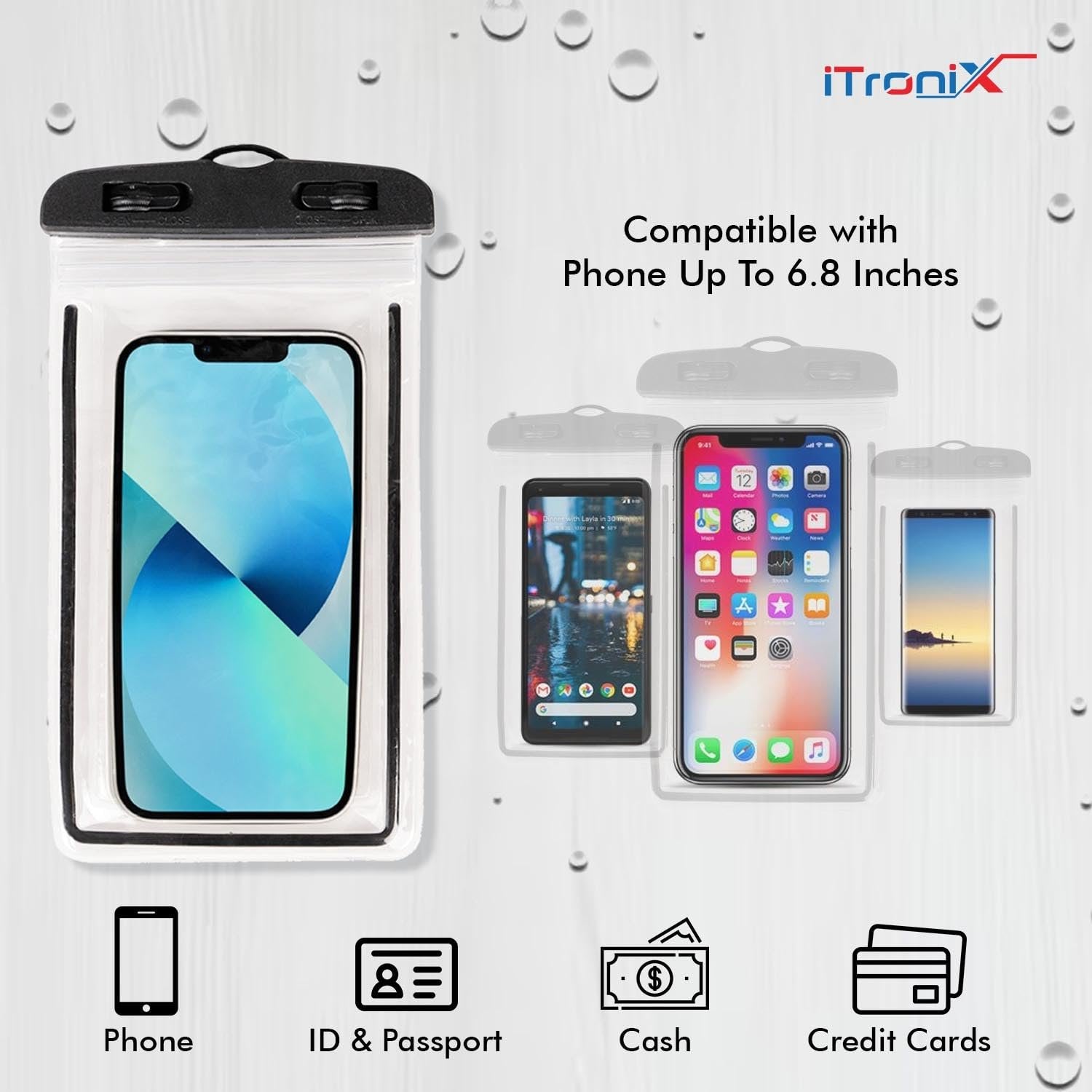 Waterproof Mobile Pouch ? Floating, Fully Sealed Phone Case for Swimming, Hiking, and Outdoor Activities