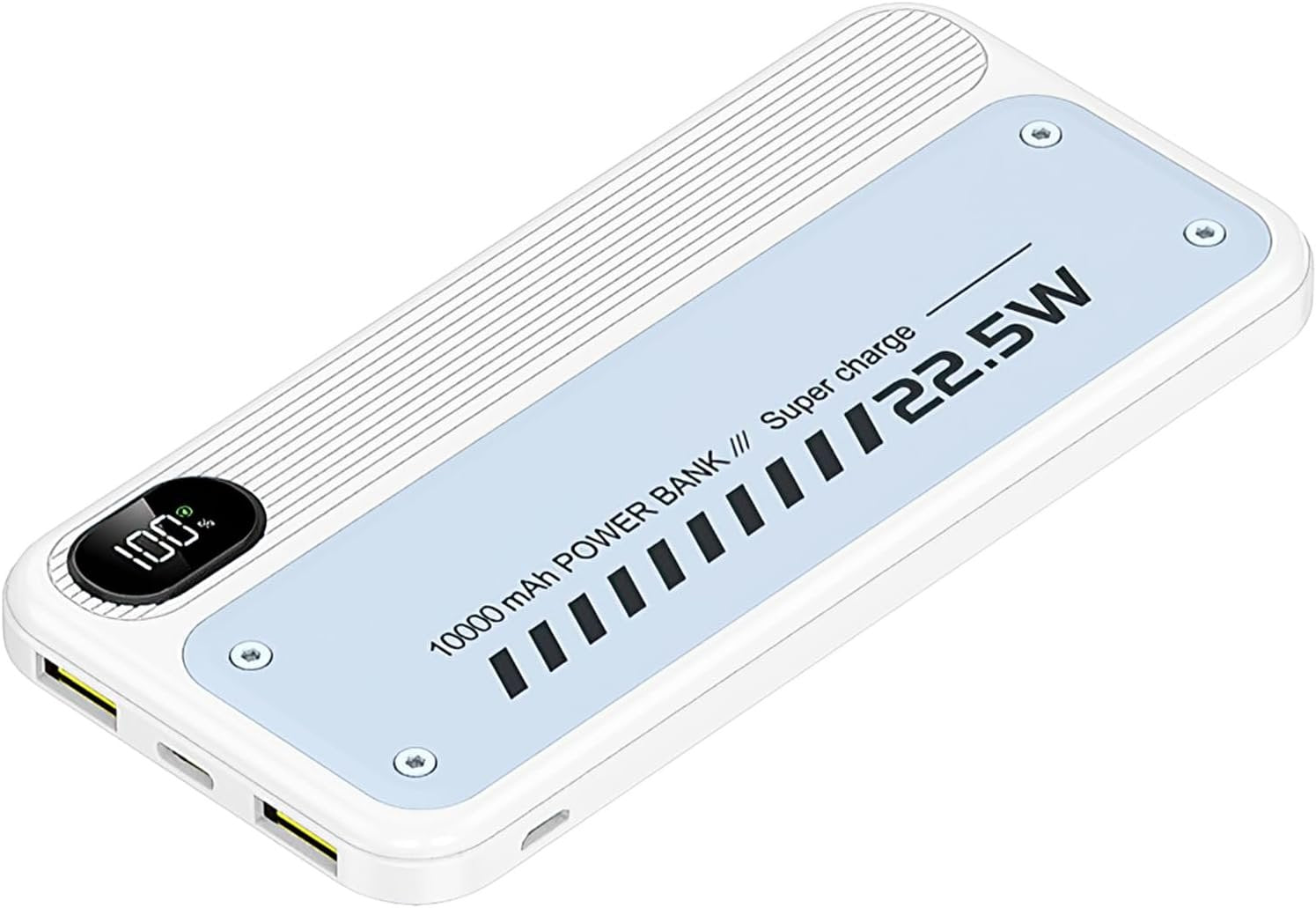 Portable 22.5W Fast Charge with Cable ? High Capacity Power Bank for Smartphones, Tablets, Laptops, and More