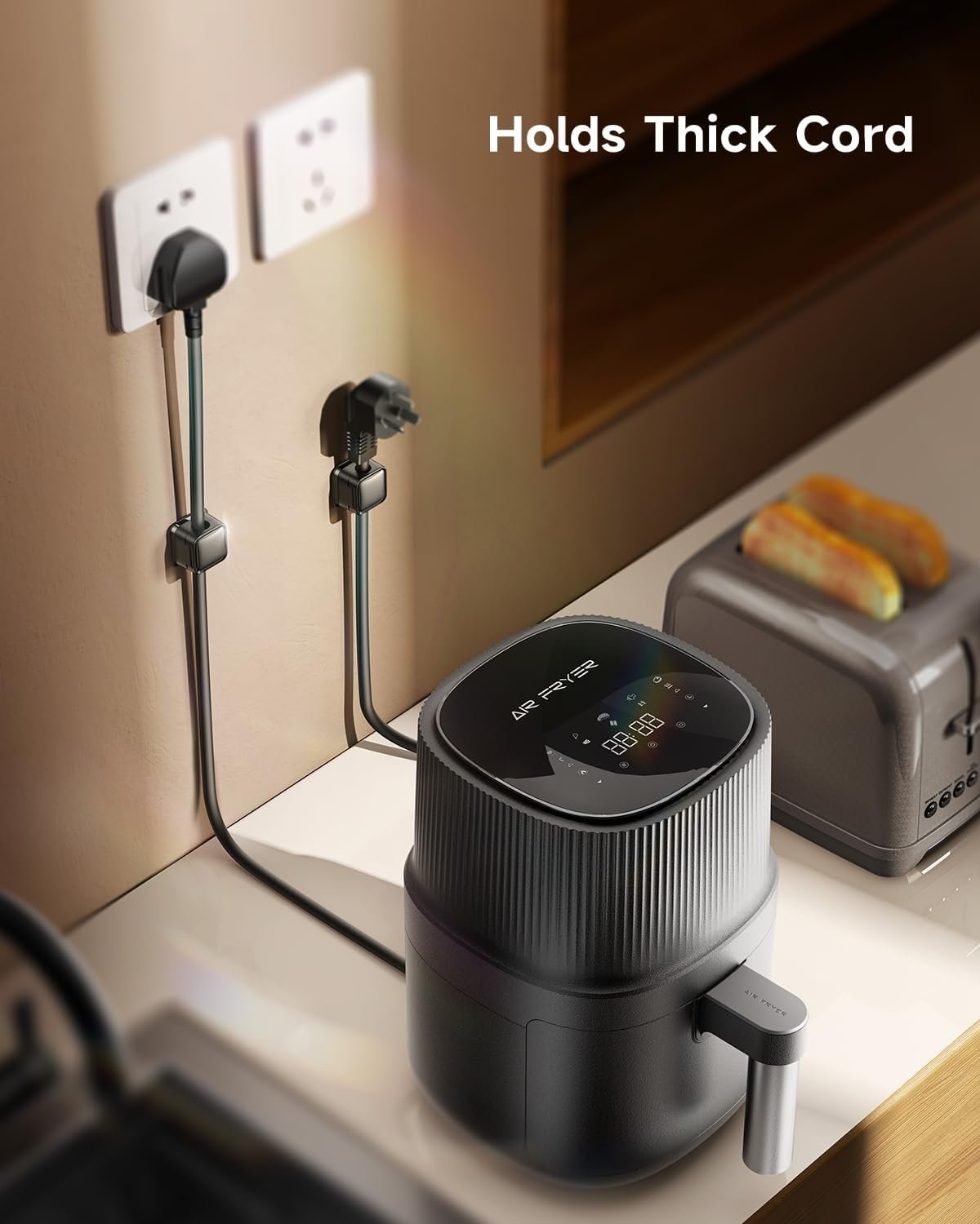 6 Pack Magnetic Cable Clips ? Cable Organizer for Charging Cords, USB Cables, and More, Strong Magnetic Hold