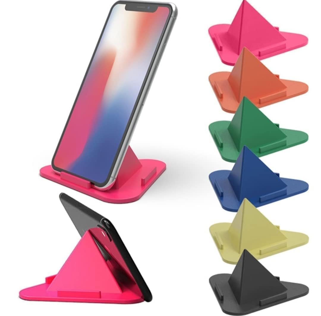 Pyramid Mobile Stand ? Adjustable, Stable Phone Holder for Desk, Office, and Home Use