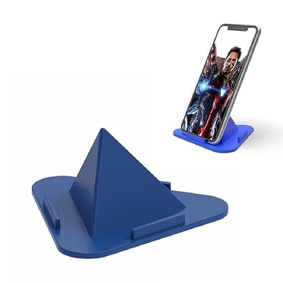 Pyramid Mobile Stand ? Adjustable, Stable Phone Holder for Desk, Office, and Home Use