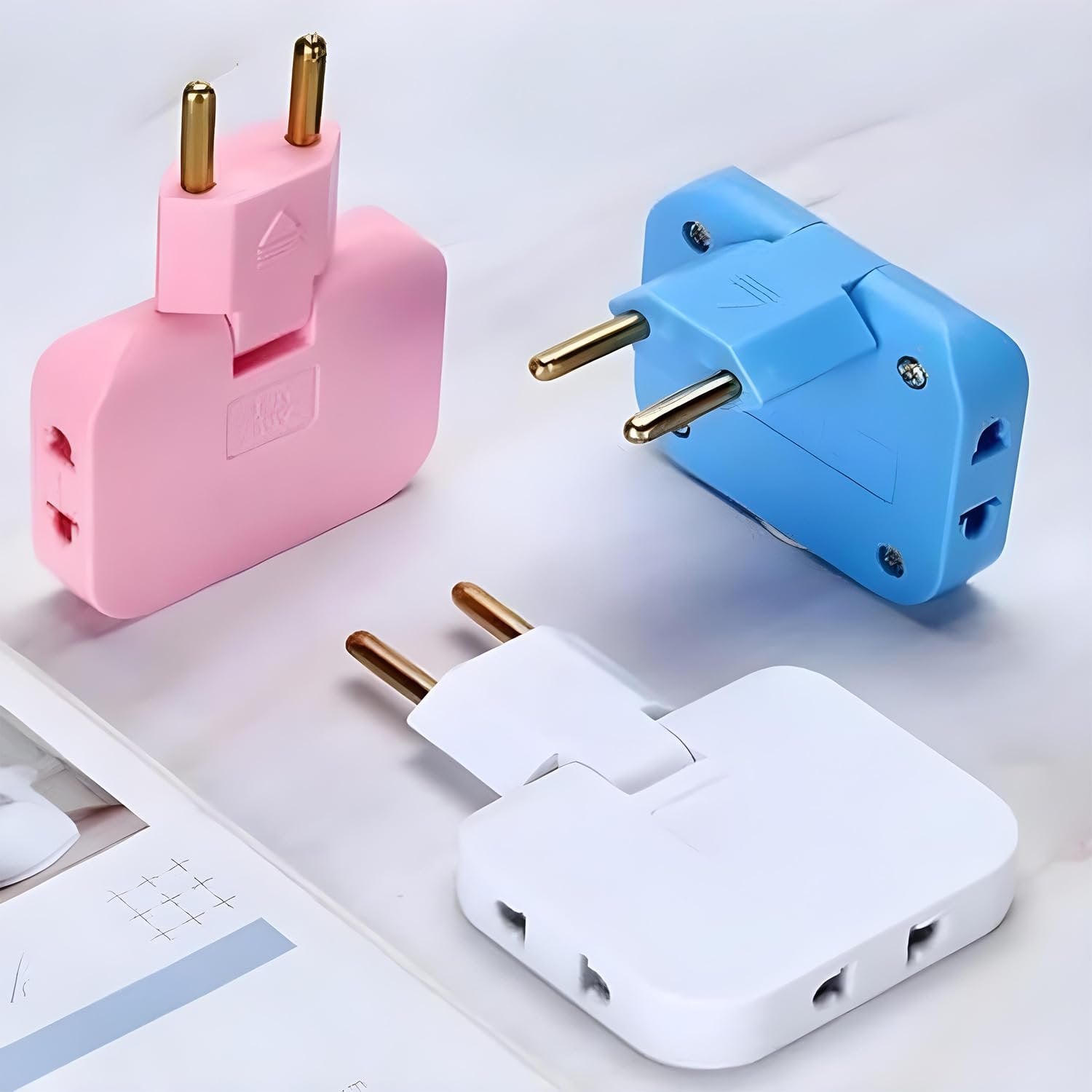 Mini Slim Wireless Plug Adapter ? Compact Travel Adapter for Phones, Laptops, and Electronics