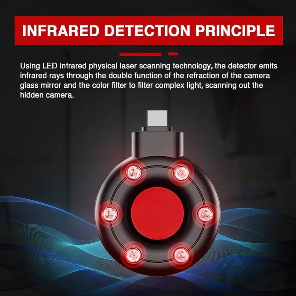 Mini Anti-Camera Scanning Finder ? Portable Device for Detecting Hidden Cameras and Surveillance Equipment