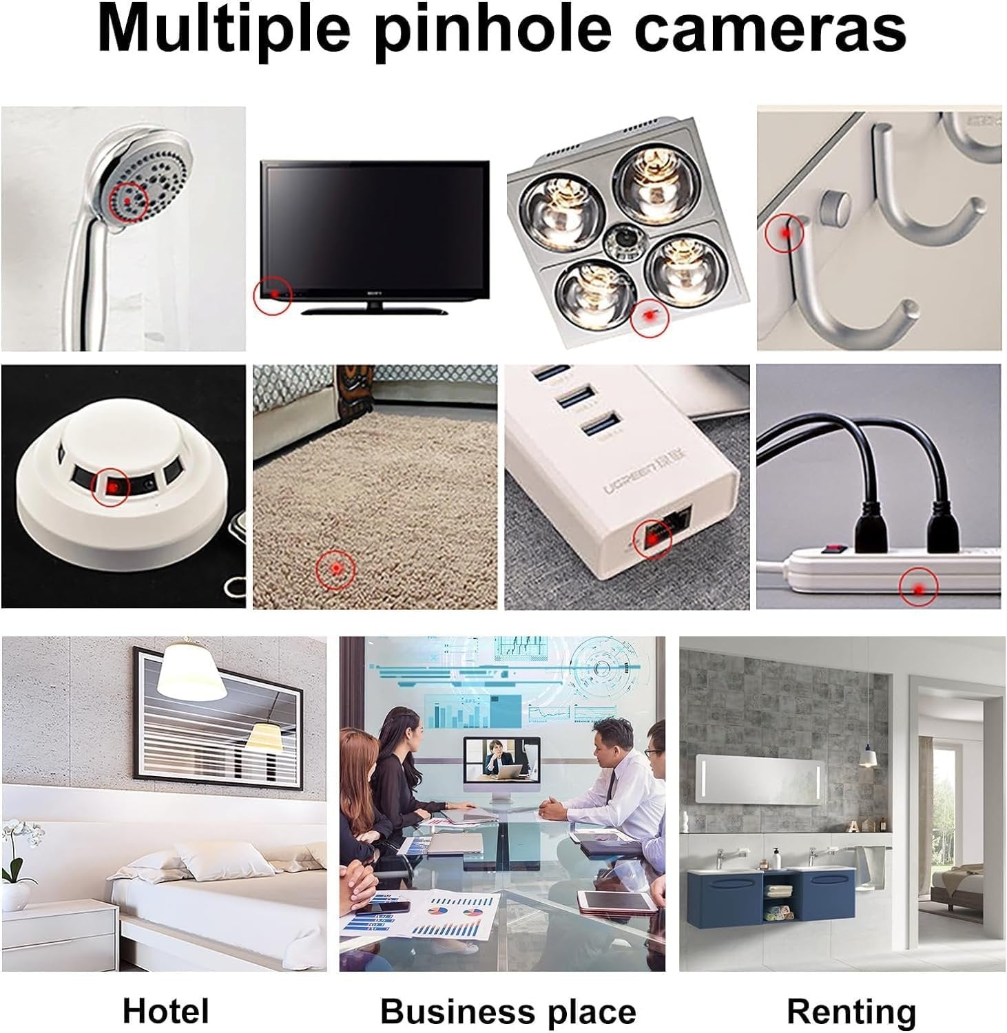 Mini Anti-Camera Scanning Finder ? Portable Device for Detecting Hidden Cameras and Surveillance Equipment