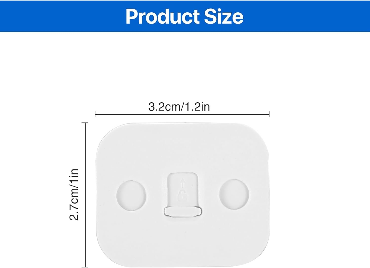 Baby Socket Protection Patch Sticker ? Safety Plug Covers for Electrical Outlets, Childproofing Protector Caps (Set of Stickers)