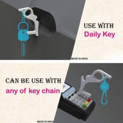 COVID Key ? No-Touch Safety Tool for Doors, Buttons & Screens, Pocket-Sized Germ-Free Assistant