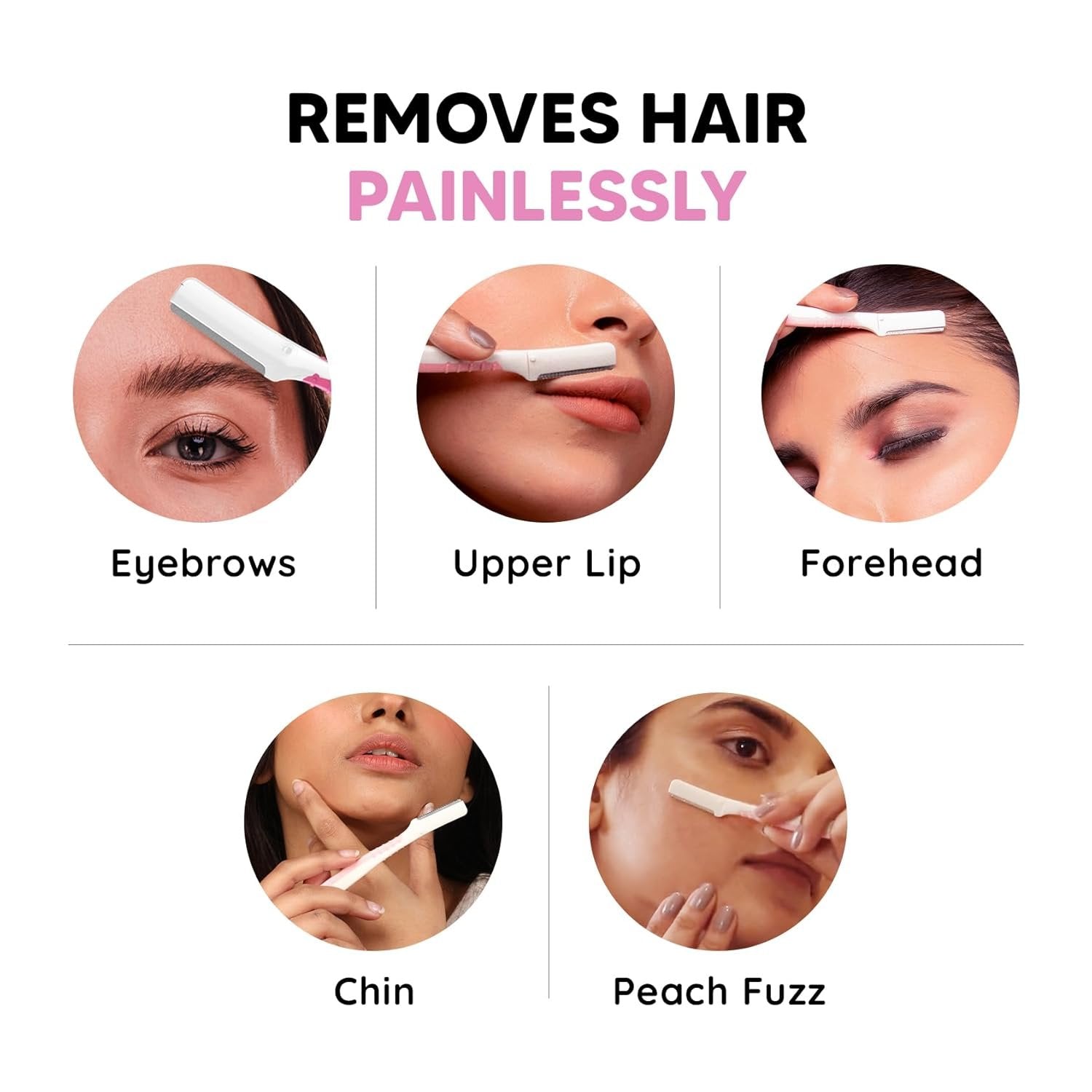 Eyebrow Razor ? Precision Facial Hair Trimmer for Women & Men, Gentle Blade for Shaping & Grooming