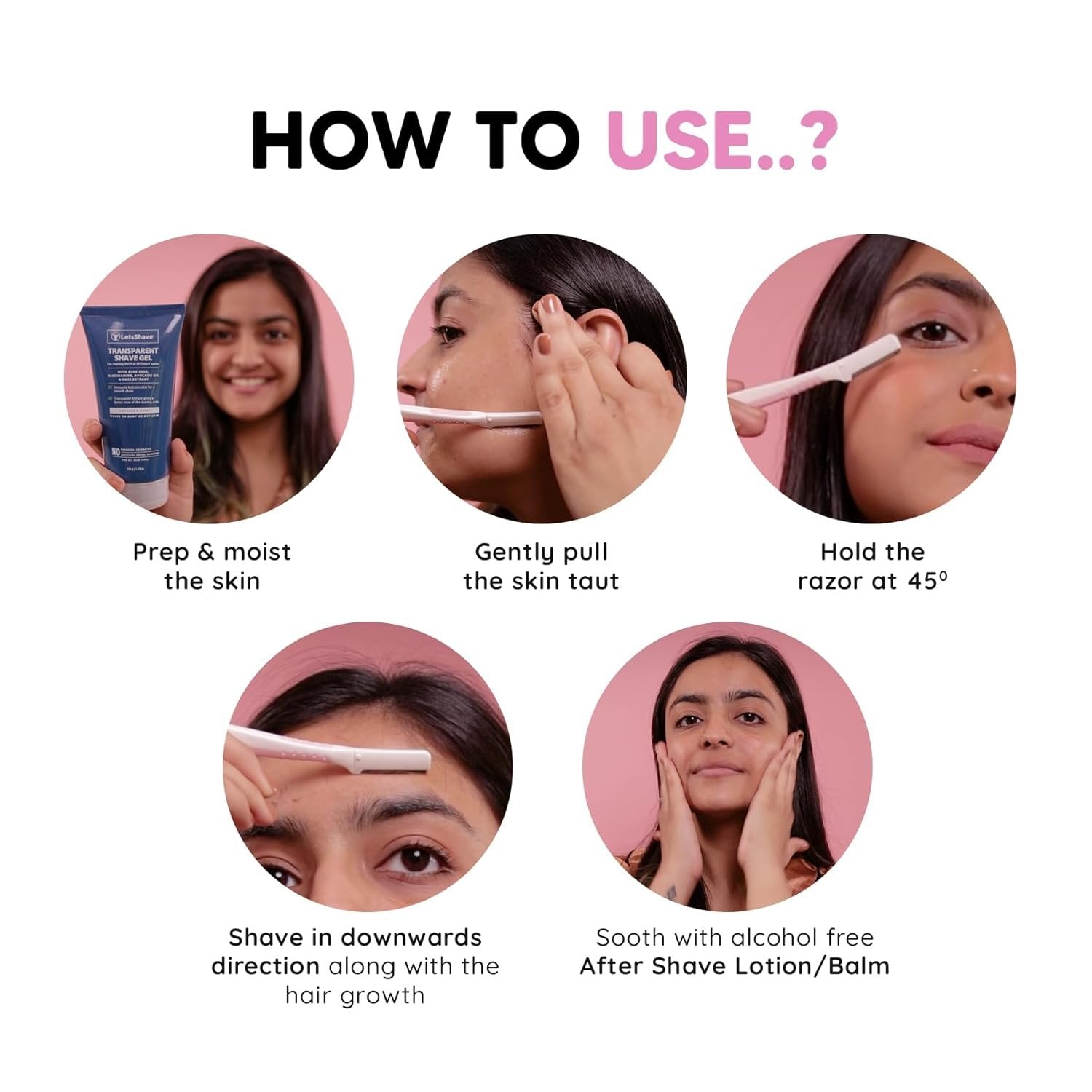 Eyebrow Razor ? Precision Facial Hair Trimmer for Women & Men, Gentle Blade for Shaping & Grooming