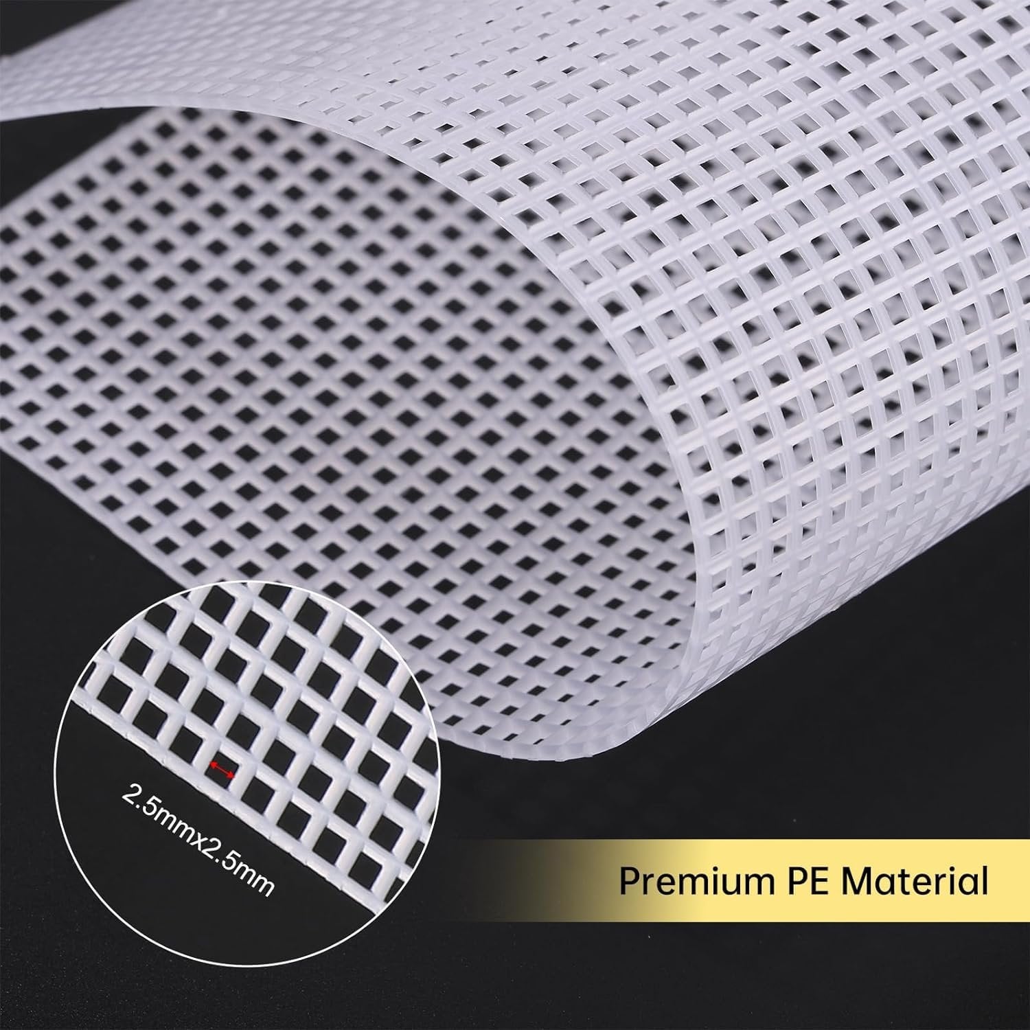 Plastic Mesh Clear Canvas Sheets ? Durable, Flexible Sheets for Crafting, Painting & DIY Projects