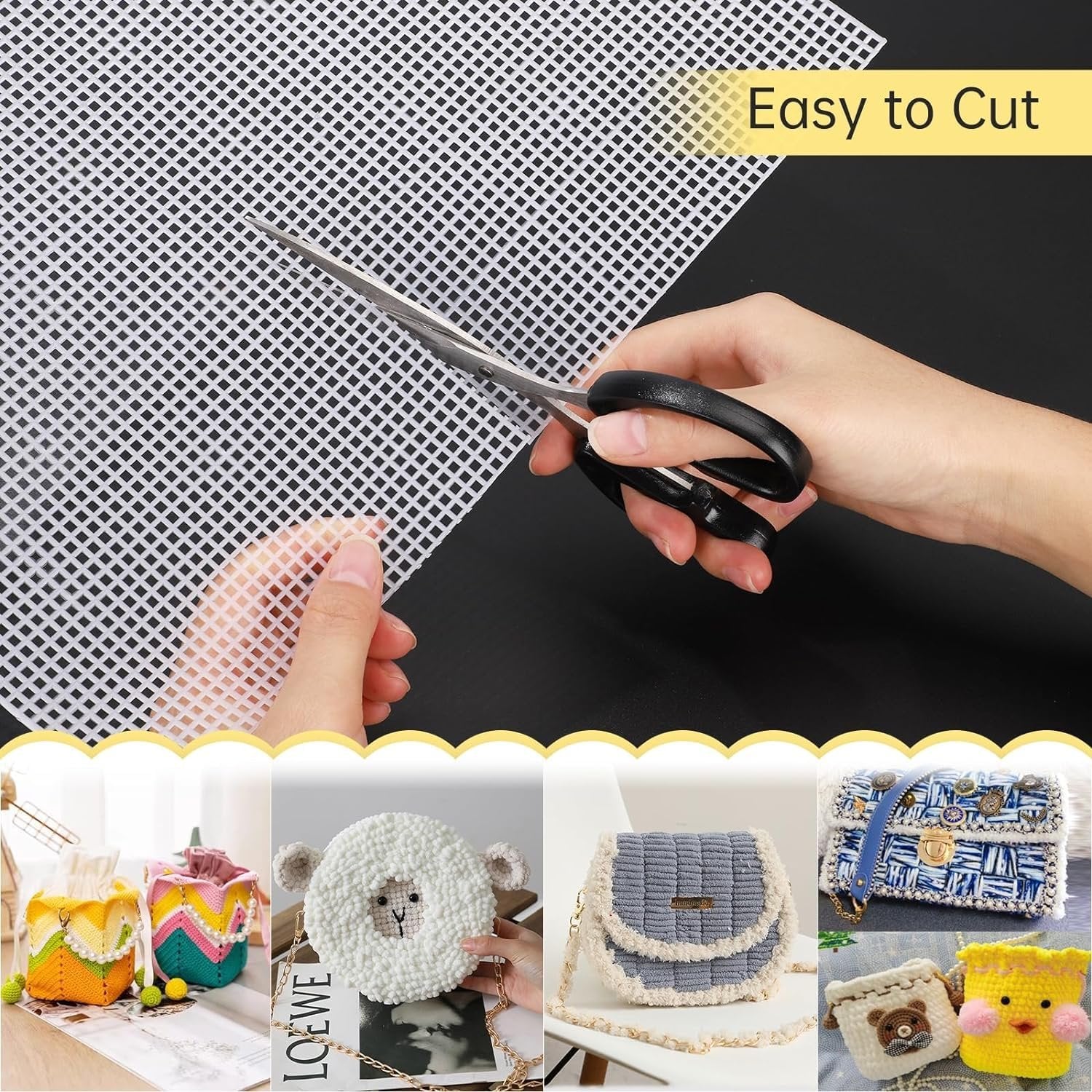 Plastic Mesh Clear Canvas Sheets ? Durable, Flexible Sheets for Crafting, Painting & DIY Projects
