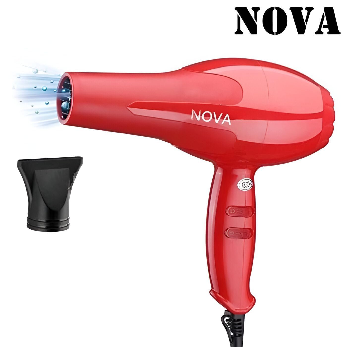 Nova 6130 Hair Dryer ? Fast Drying, Lightweight Professional Blow Dryer with Multiple Heat & Speed Settings