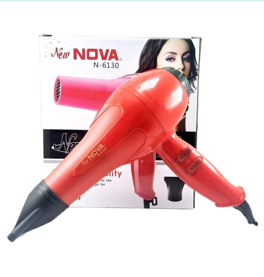 Nova 6130 Hair Dryer ? Fast Drying, Lightweight Professional Blow Dryer with Multiple Heat & Speed Settings