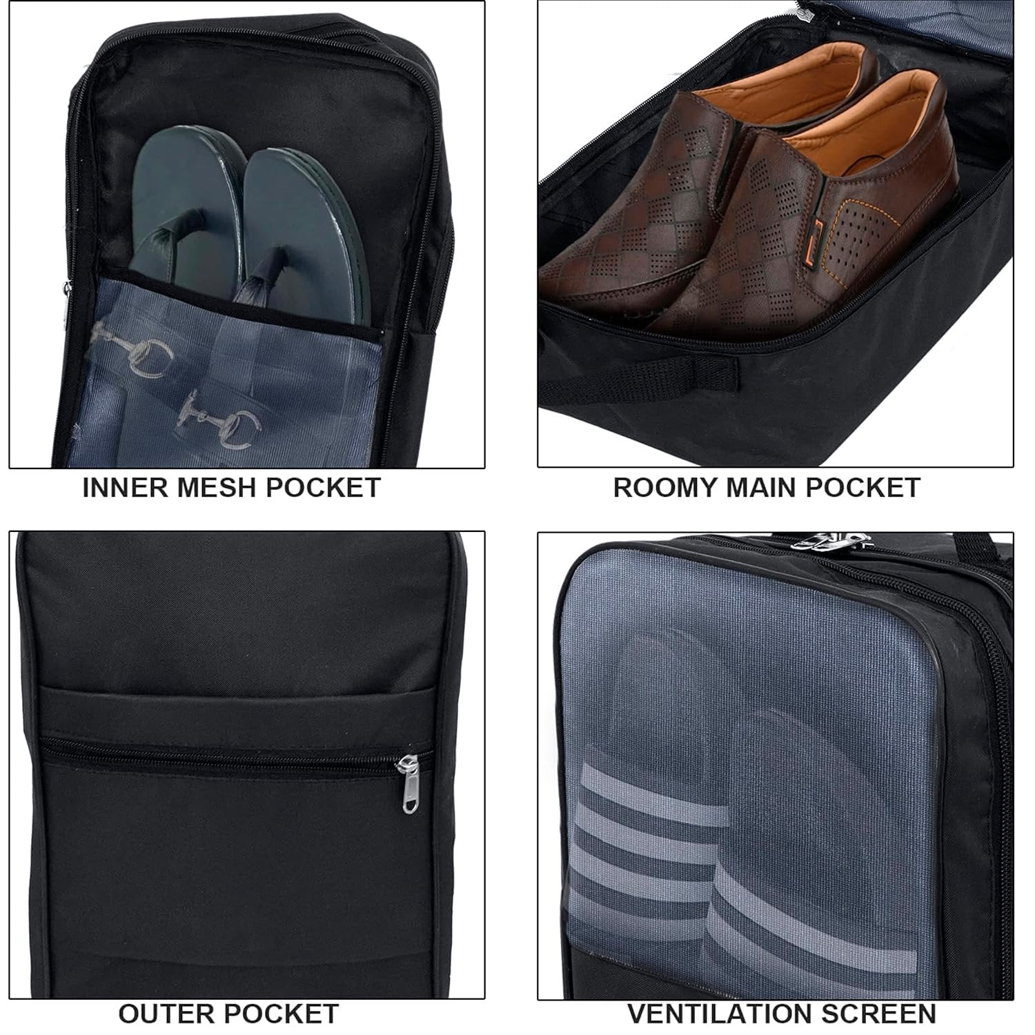 Travel Shoes Pouch ? Compact & Convenient Shoe Storage Bag for Travel, Protect Shoes from Dirt & Damage