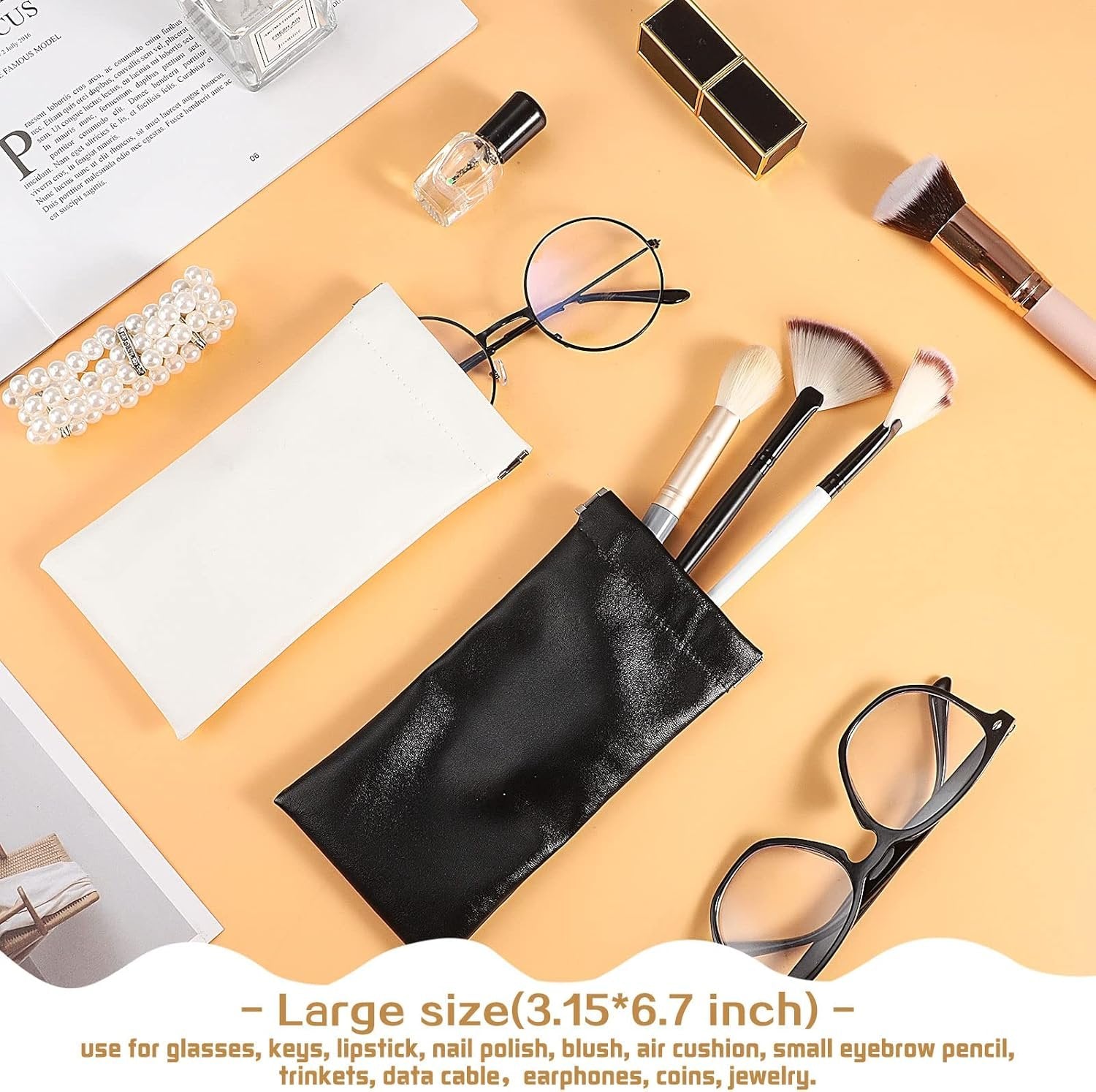 Travel Small Cosmetic Storage Pouch ? Compact & Lightweight Organizer for Makeup, Skincare & Travel Essentials