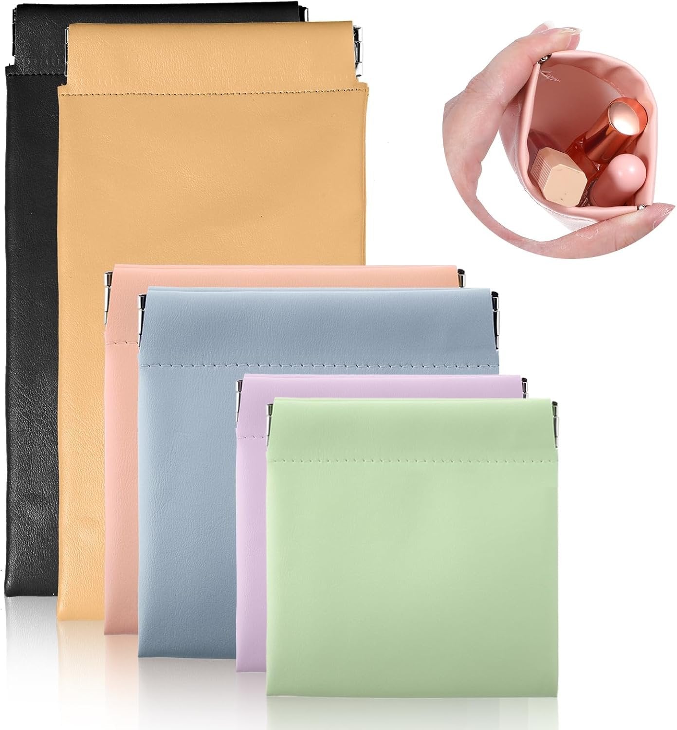 Travel Small Cosmetic Storage Pouch ? Compact & Lightweight Organizer for Makeup, Skincare & Travel Essentials
