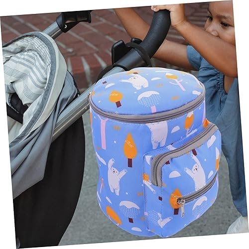 Waterproof Baby Stroller Hanging Bag ? Multi-Pocket Organizer for Diapers, Bottles & Baby Essentials