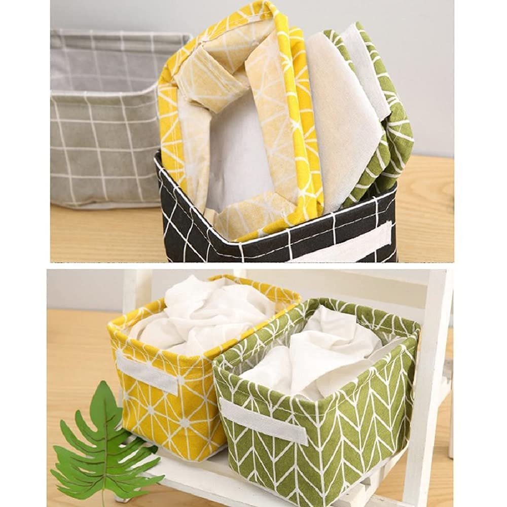 New Folding Storage Laundry Basket ? Large Capacity Cloth Organizer Bin with Handles