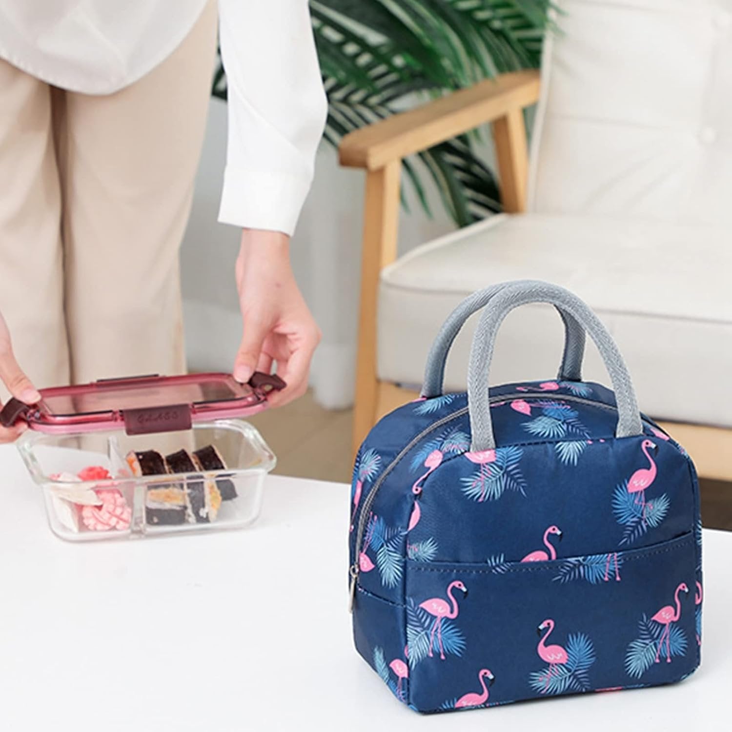 Insulated Lunch Bag ? Thermal Cooler Tote for Office, School & Picnic, Keeps Food Fresh & Warm