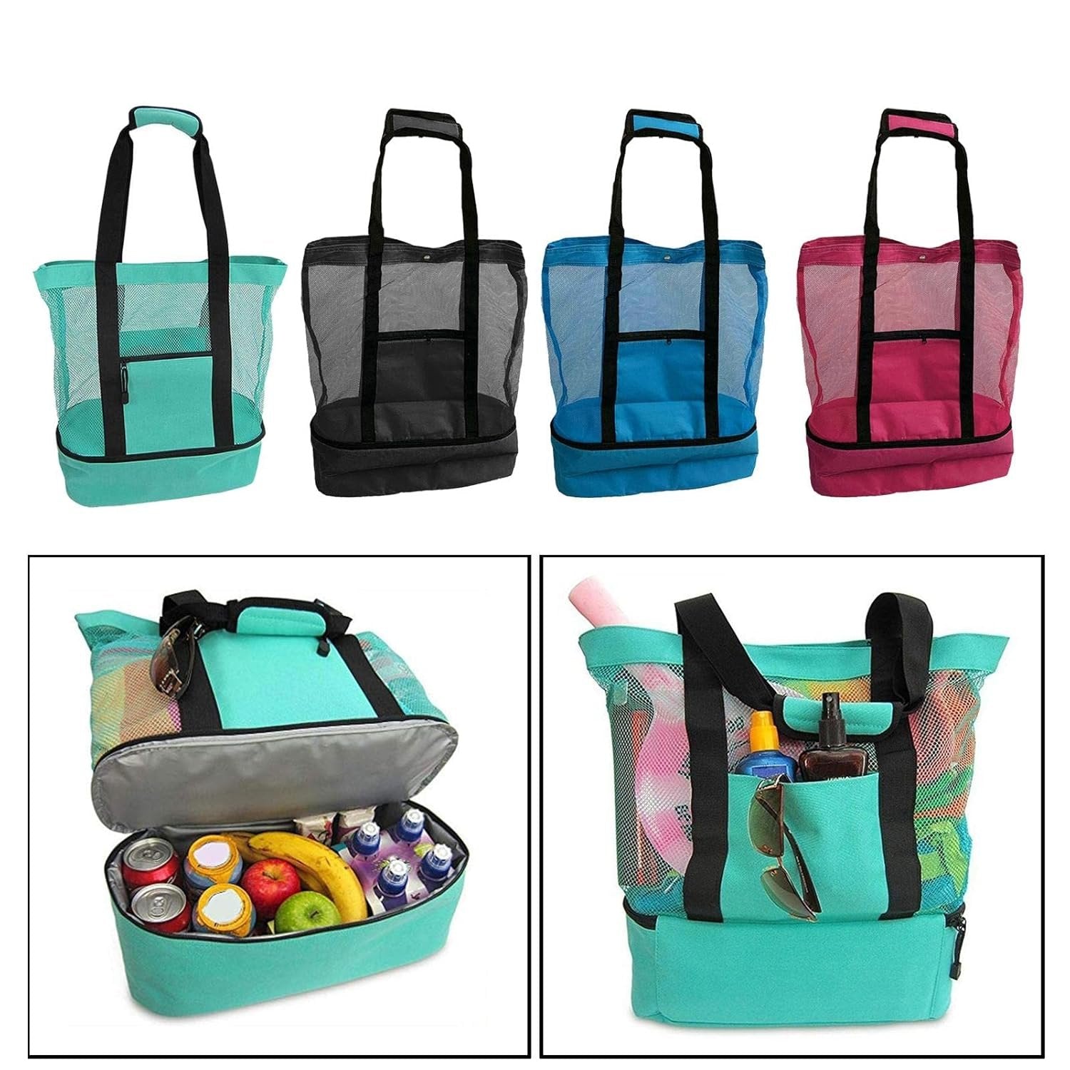 Nylon Play & Joy Picnic Gym Bag ? Lightweight, Waterproof Multipurpose Travel Duffel Bag