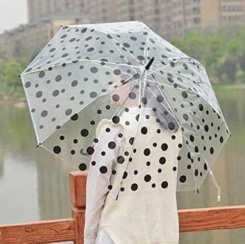 Polka Dot Rain Umbrella ? Cute Compact Folding Umbrella with Colorful Dot Print