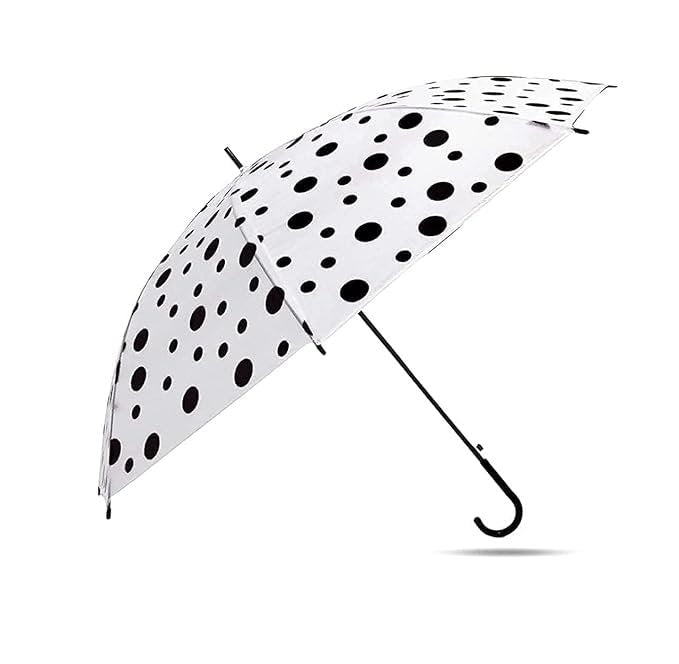 Polka Dot Rain Umbrella ? Cute Compact Folding Umbrella with Colorful Dot Print