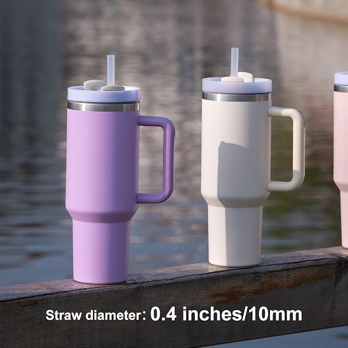 Tumbler Vacuum Sealed Cup with Handle ? Insulated Drink Cup for Hot and Cold Beverages, Keeps Drinks at Ideal Temperature