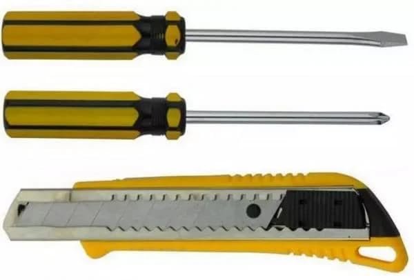 12 Pc Household Tool Box Set ? Compact Home Repair Kit with Essential Tools for DIY & Maintenance