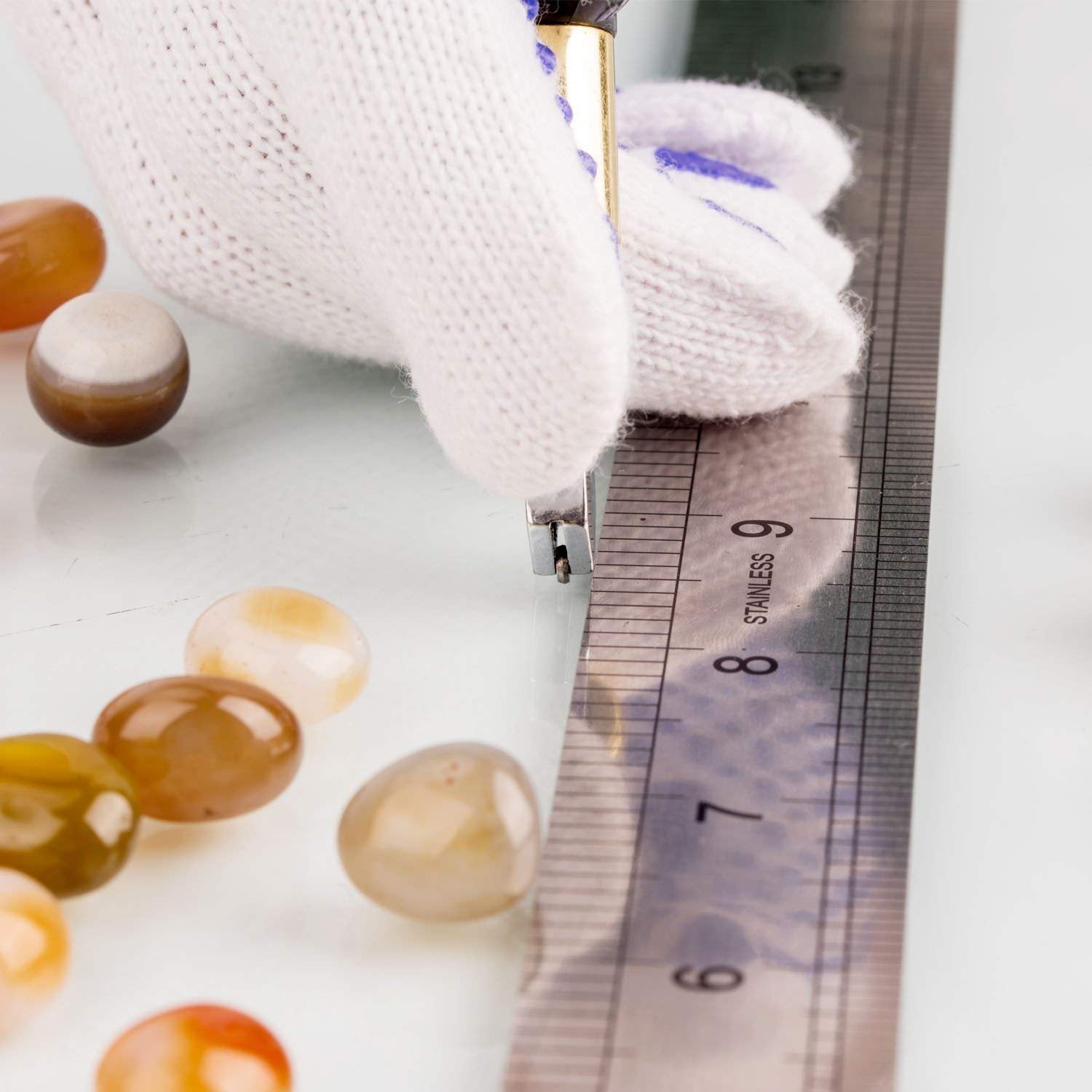 Glass Cutter Tool ? Precision Cutting Tool for Glass, Mirror, and Tiles with Comfortable Grip