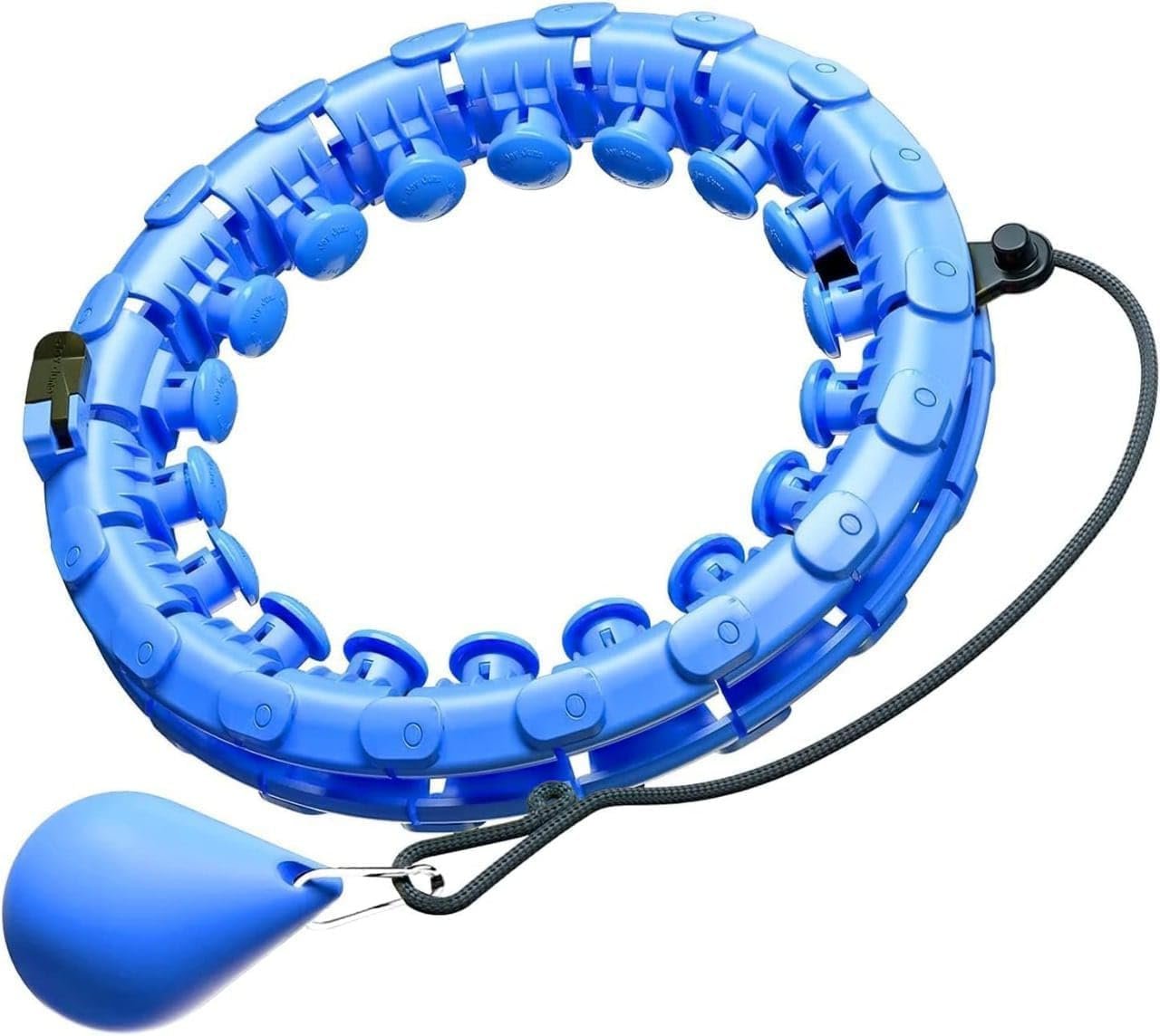 Hula Hoop Exercise Weighted Fitness Hoop for Core, Waist, and Full Body Workout