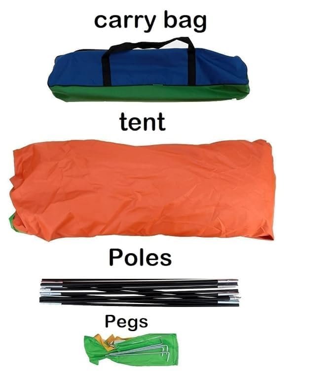 (3-Person) Portable Waterproof Outdoor Tent ? Easy Setup Tent for Camping, Hiking, and Outdoor Adventures