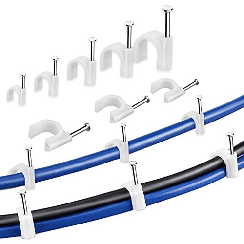 16 Pieces Cable Clips ? Organize and Secure Cables, Wires, and Cords for Desk, Home, Office, and More
