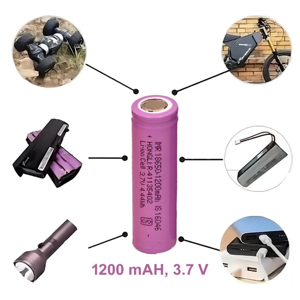 1200mAh Power Battery ? High Capacity Rechargeable Battery for Electronics, Toys, Remote Controls, and More