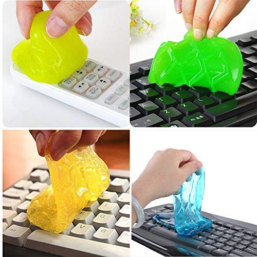 Keyboard Cleaner Gel ? Reusable Cleaning Gel for Keyboards, Laptops, and Electronics, Dust and Dirt Removal