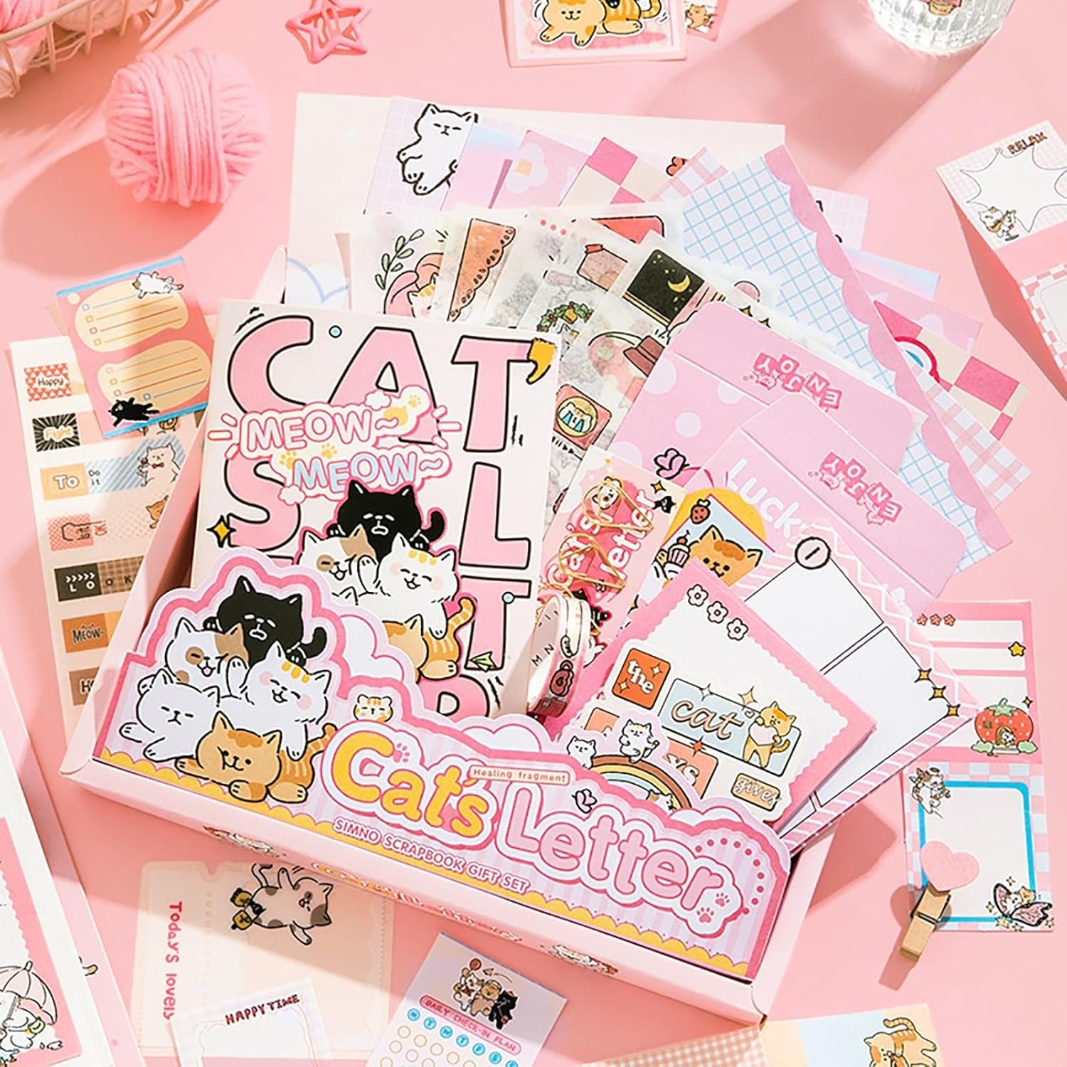 Cute Stationary Kit Different Theme ? Adorable and Colorful Stationery Set for Kids, Includes Pencils, Pens, and More