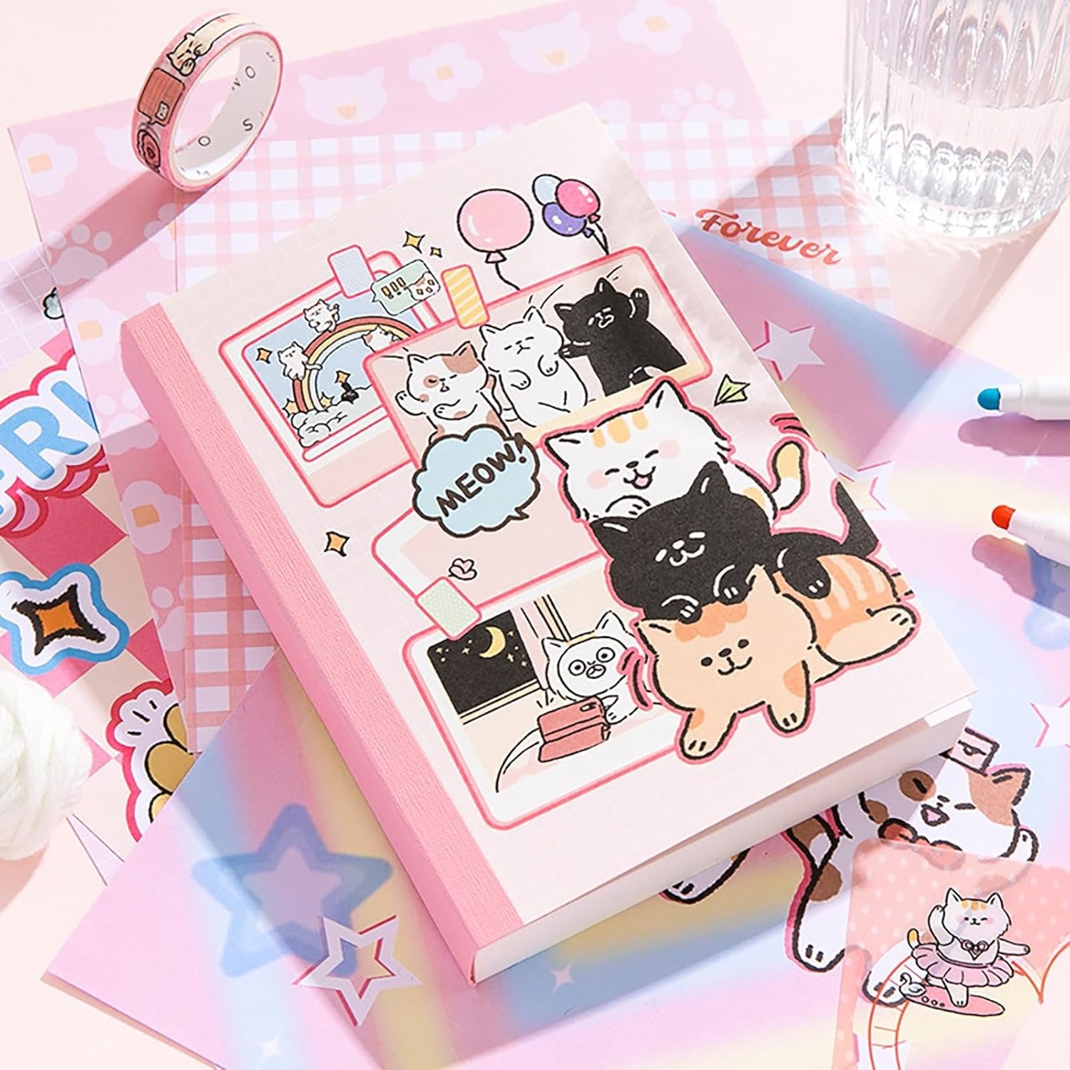 Cute Stationary Kit Different Theme ? Adorable and Colorful Stationery Set for Kids, Includes Pencils, Pens, and More