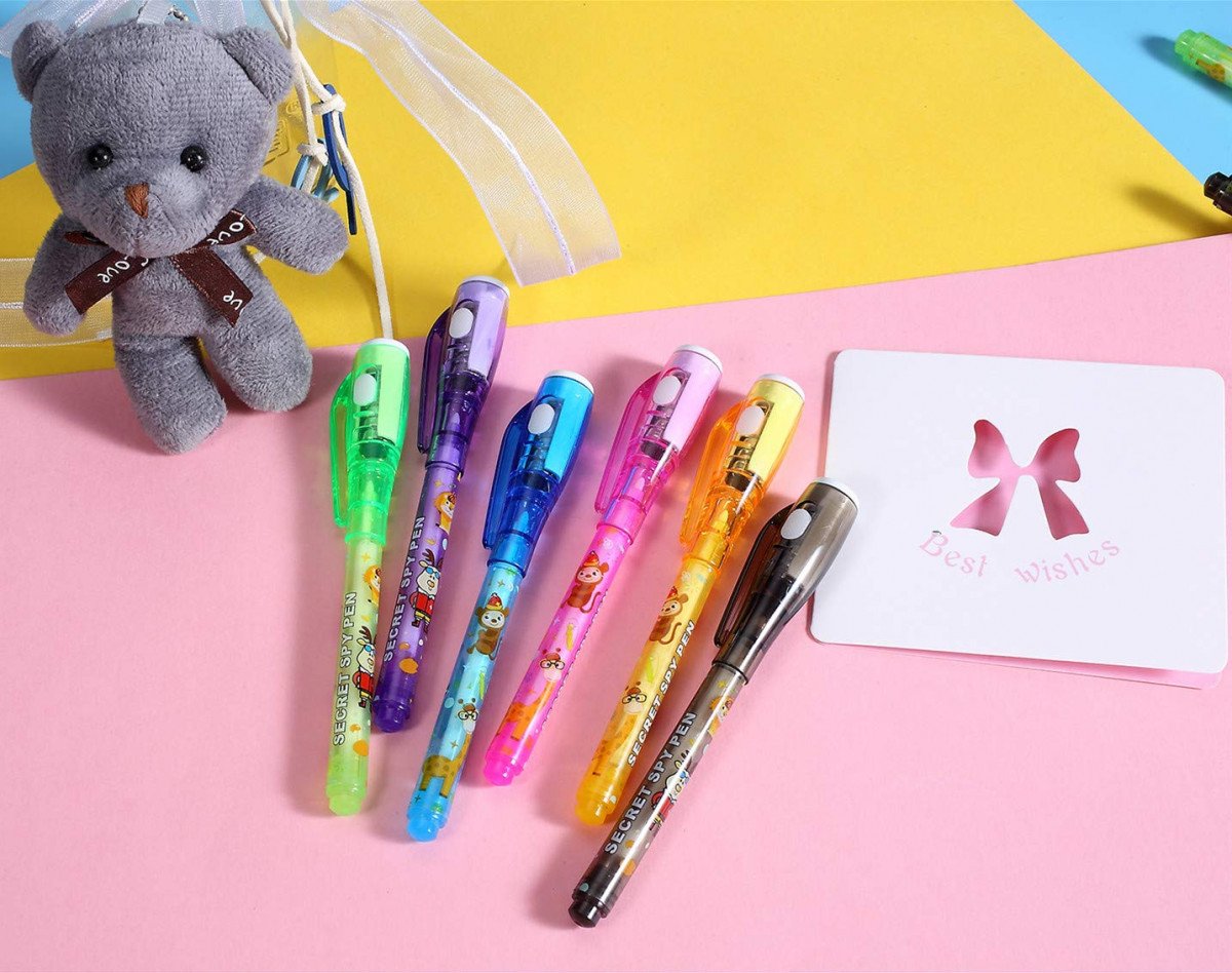 Invisible Pen for Kids ? Fun and Secret Writing Pen with UV Light for Hidden Messages and Secret Codes
