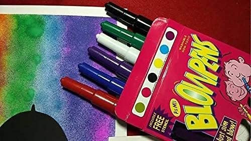 Blowpens for Kids ? Fun Art Set for Creative Coloring, Easy-to-Use Airbrush Pens for Kids' Crafting and Drawing