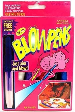 Blowpens for Kids ? Fun Art Set for Creative Coloring, Easy-to-Use Airbrush Pens for Kids' Crafting and Drawing