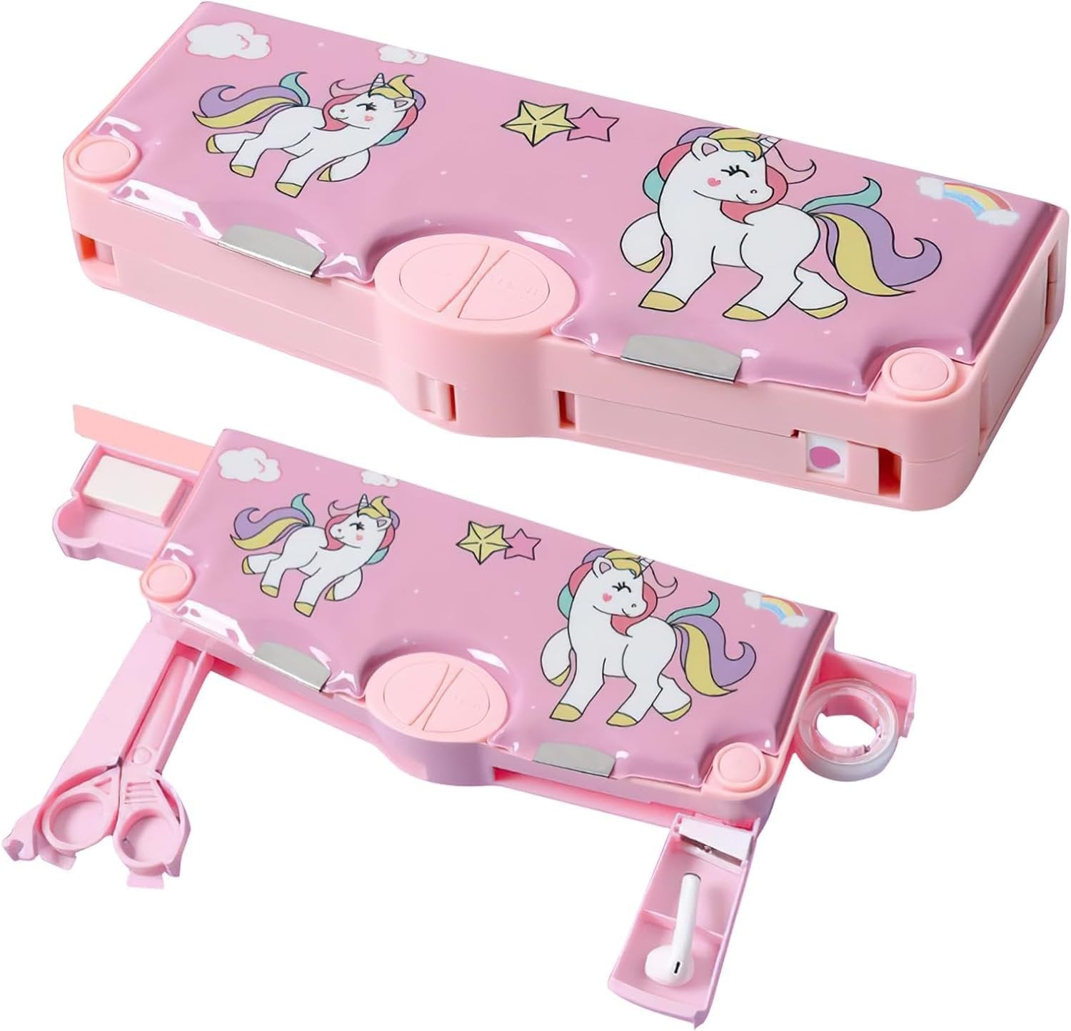 Magnetic Pencil Box for Kids ? Compact and Stylish Pencil Case with Magnetic Closure for School Supplies