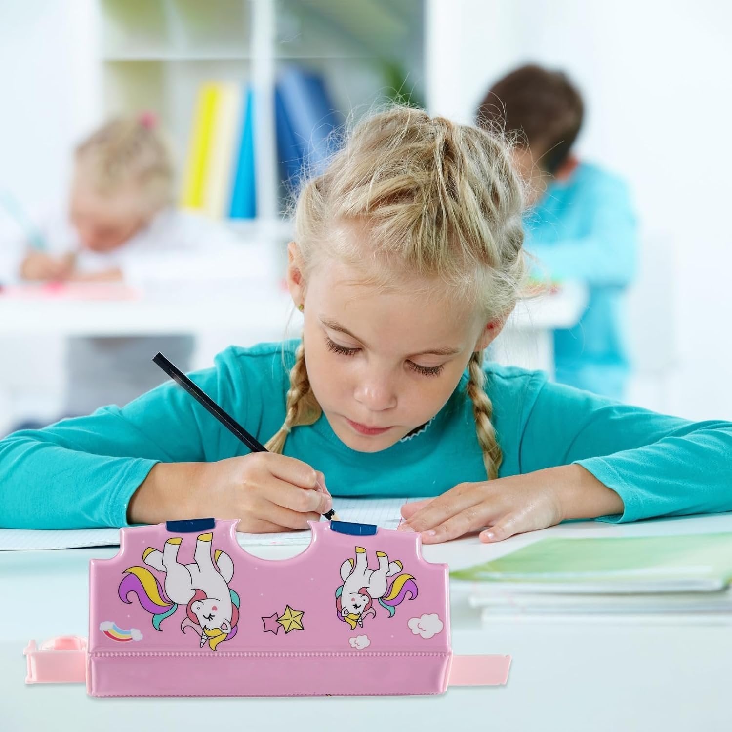 Magnetic Pencil Box for Kids ? Compact and Stylish Pencil Case with Magnetic Closure for School Supplies