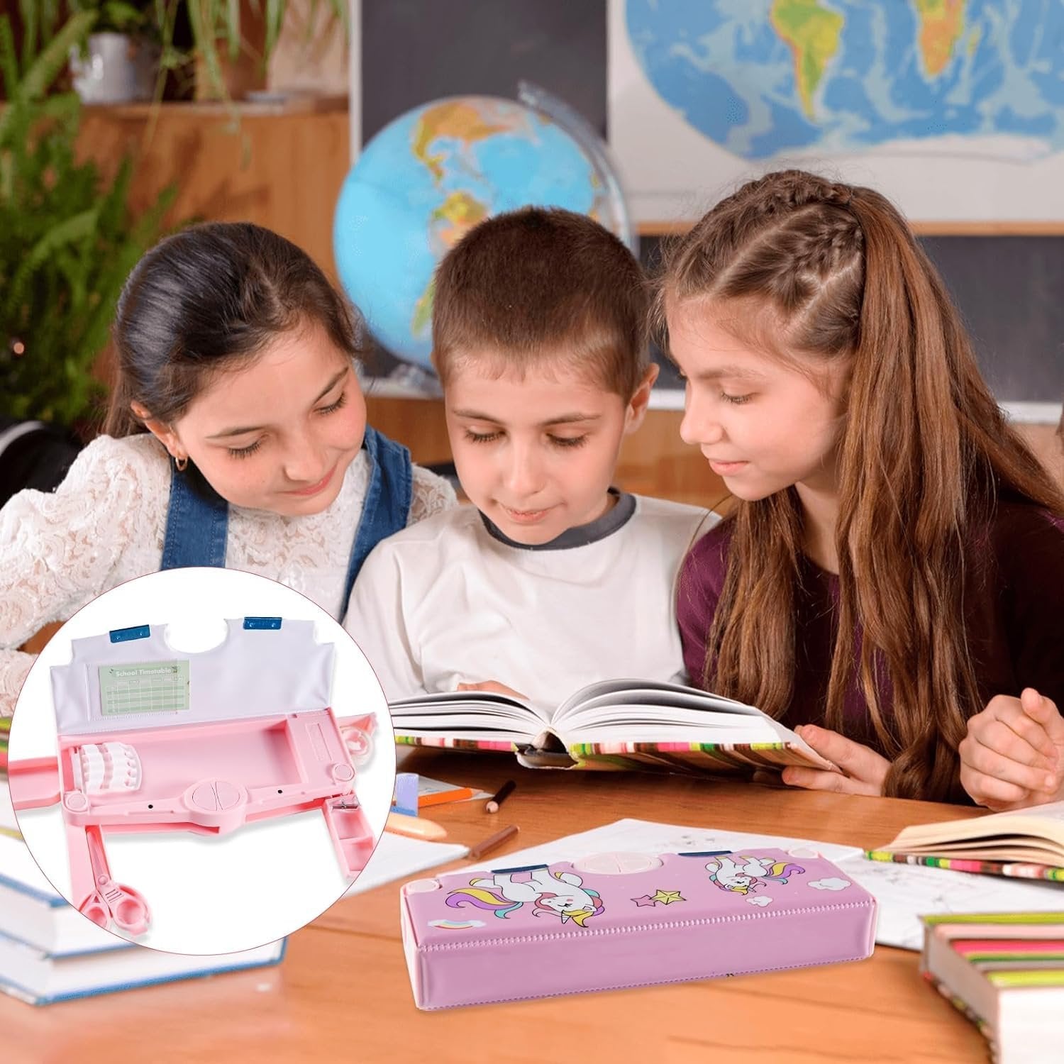 Magnetic Pencil Box for Kids ? Compact and Stylish Pencil Case with Magnetic Closure for School Supplies